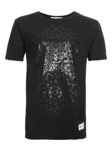 Hype X Topman Black on Black printed tee - £28