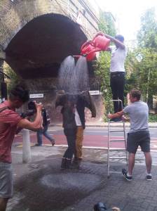 Getting the models wet