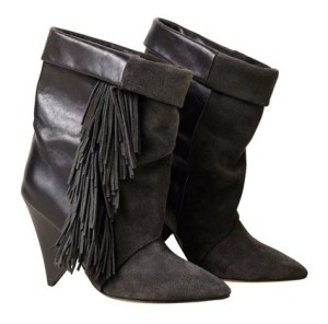 Isabel Marant for H&M 4 - fringed boots £149.99