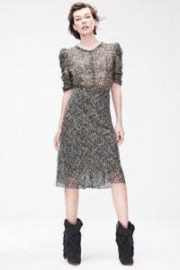 Isabel Marant for H&M - Milla Jovovich Dress £69.99, boots £149.99