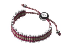 Stylitz - Links of London friendship bracelet red and gold glitter panel £150