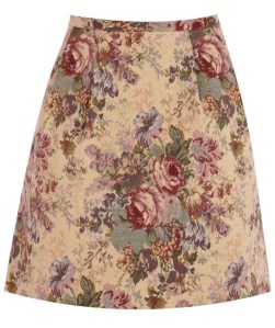 Stylitz Oasis Mollie jacquard floral skirt £48 crop
