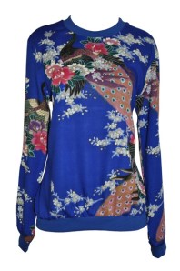 RR873 RUBY CREW EASTERN PEACOCK ELECTRIC BLUE copy